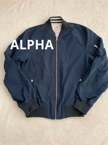 알파인더스트리 ALPHA x EDIFICE 별주 MA-1 블루종