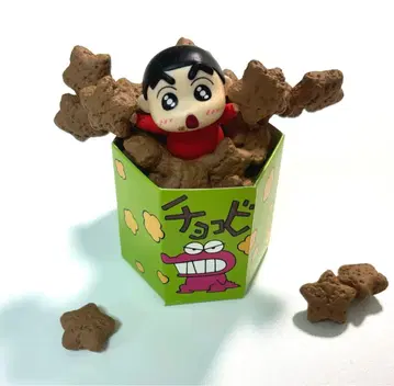 짱구는 못말려 피규어 2개 세트 초코비 크림