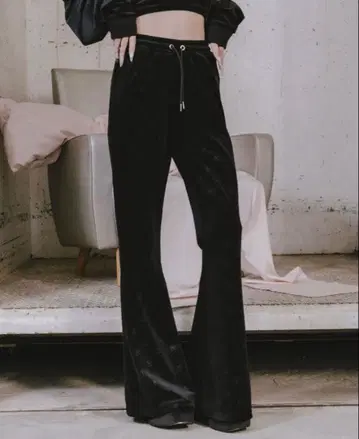 Darich 시그니처 DR 벨로아 플레어 팬츠 Free