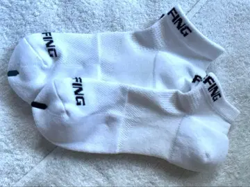 BRIEFING 숏 삭스 화이트 2켤레