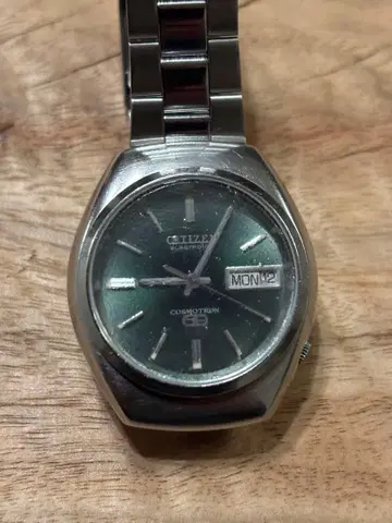 Y2K 00s CITIZEN COSMOTRON 62 데이데이트 작동 불가