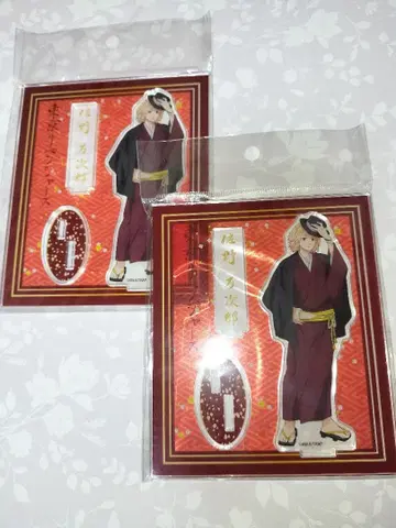 도쿄 리벤저스 동리베 아크릴 스탠드 사노 만지로 마이키 기모노 2점