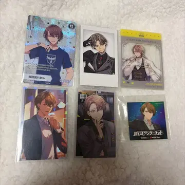 니지산지 카가미 하야토 폴라로이드 & 보이스 비주얼 카드 세트