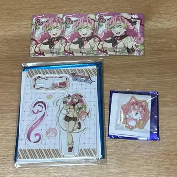 귀멸의 칼날 귀멸 칸로지 미츠리 발렌타인 아크릴 스탠드 코스터 쿠키 배지