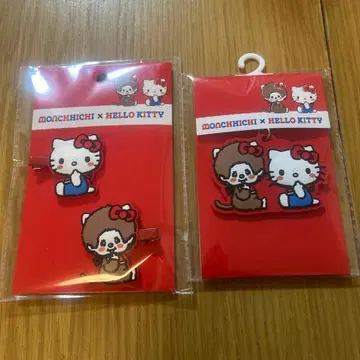 몬치치 x 키티 러버 클립 앞머리 클립 돈키