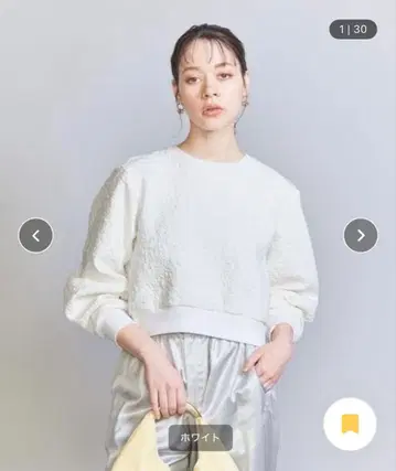 BEAUTY&YOUTH 자카드 크루넥 풀오버