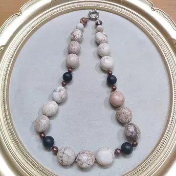 CU15 화이트 터콰이즈 CGICN 925 목걸이