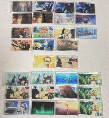 FGO Fate 아크릴 블록 캐스트리아 엔칭 오키타 소지 란링왕