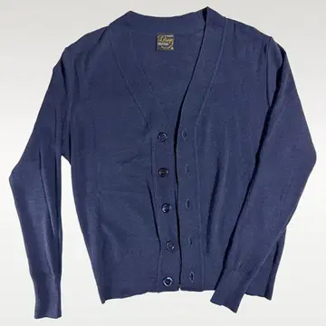 루트로와 LETROYES 울 가디건 네이비 사이즈 S [새상품급]