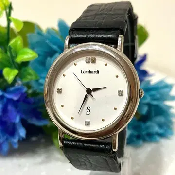 Lombardi 은무구 silver925 5P 다이아몬드 손목시계 작동
