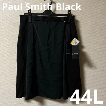 Paul Smith BLACK 블랙 허리 벨트 플레어 스커트 44L