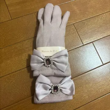 [택 포함 새상품] 메종 드 플뢰르 장갑 핑크