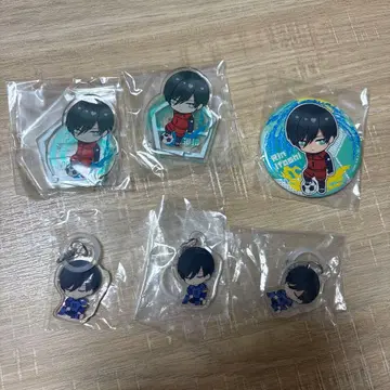 블루 록 이토시 린 캔배치 미니 아크릴 스탠드 표식 참