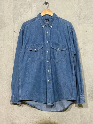 90s GAP 데님 셔츠 L
