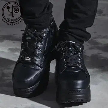 YOSUKE 통굽 블랙 스니커즈