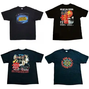 00s Red Hot Chili Peppers 티셔츠 XL 4개 세트