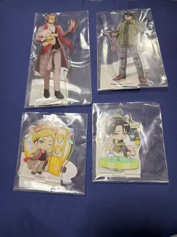 진격의 거인 엘빈, 리바이 아크릴 스탠드 4개 세트