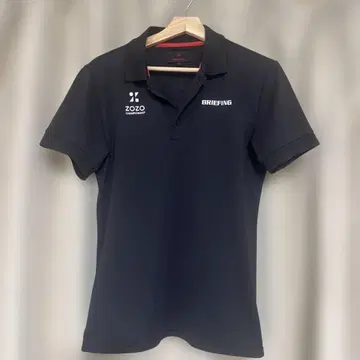 BRIEFING 피케 셔츠 M 블랙 ZOZO