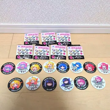 쿠지랙 봇치 더 록 테라다 테라 콜라보 복권 캔뱃지 7종 컴플리트 세트