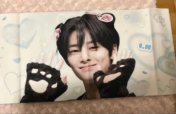 straykids 아이엔 슬로건 고양이 귀