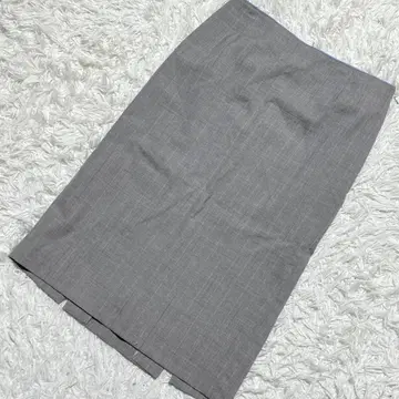 [ c7498 ] 폴스미스 무릎 기장 스커트 그레이 비즈니스