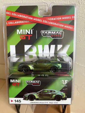 MINI GT 145 LB 웍스 닛산 GT-R 왼쪽 핸들 미개봉품