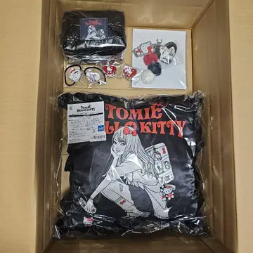 애니마이 복권 토미에 키티 쿠션 파우치 스트랩 키링