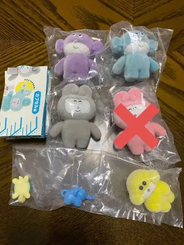 무뉴 뽀꼬시2 피규어 컬렉션 가챠 4종 세트