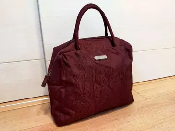 에트로 ETRO 페이즐리 무늬의 작고 희귀한 보르도 컬러 핸드백!