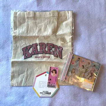 마츠모토 카렌 FRUITS ZIPPER 토트백 스티커 CD