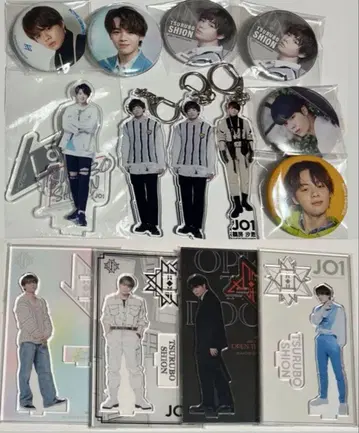 츠루보 시온 아크릴 스탠드 아크릴 키링 캔뱃지