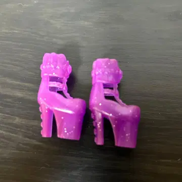 리카짱 퍼플 통굽 부츠