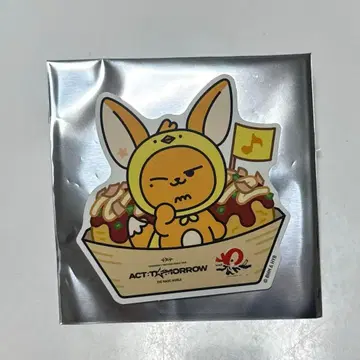 TXT 타코야키 와나카 콜라보 스티커 팬춘