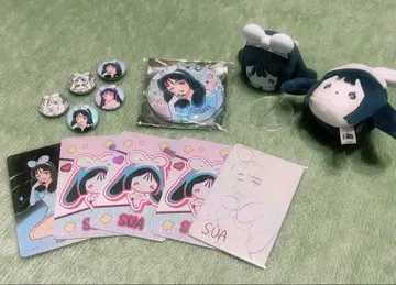 에이리언 스테이지 수아 묶음 판매 피규어 트레이딩 카드 캔뱃지 당고 누이