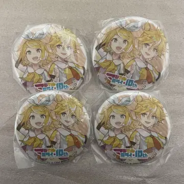 카가미네 린 카가미네 렌 매지컬 미라이 10th 캔뱃지 4개