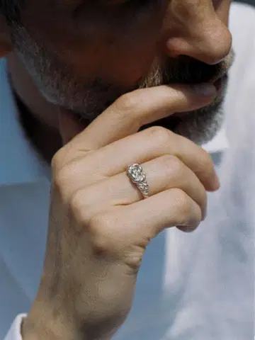 LIDNM Llife BOTTON BAND RING 18호