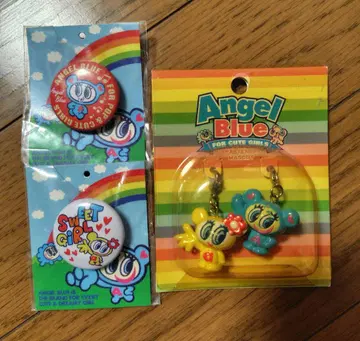 Angel Blue 캔뱃지 지퍼 마스코트