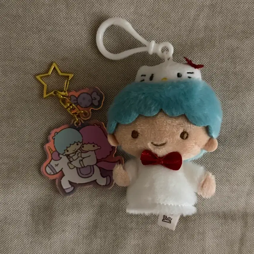 キキララキキ人形キーリング
