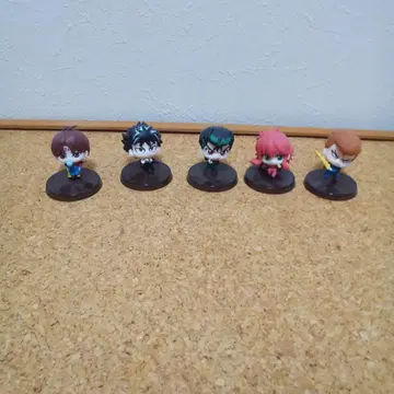 유유백서 미니 피규어 5개 세트