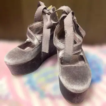 LIZLISA 벨벳 발레리나 슈즈