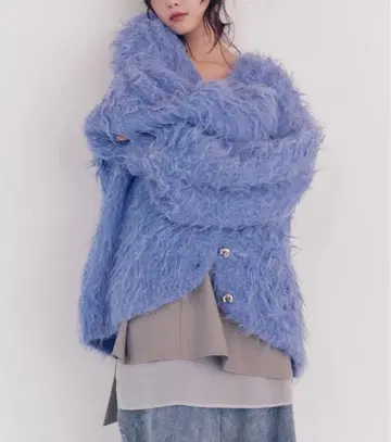 unique button knit cardigan