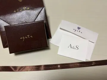 [판매 인증서 포함] agete K10 다이아몬드 팔찌