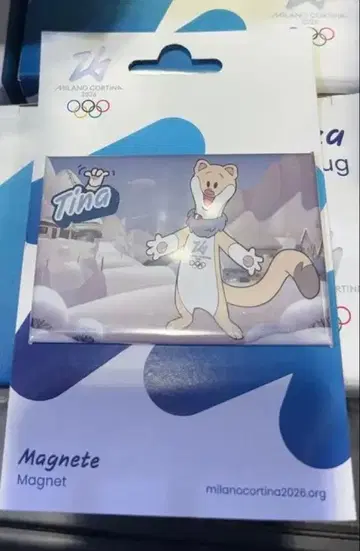 티나 밀라노 코르티나 동계 올림픽 2026 공식 마스코트 Tina 마그넷