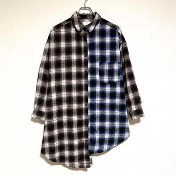 디스파크 리메이크 프리 사이즈 빅 루즈핏 캐주얼 셔츠