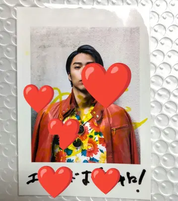 가면라이더 이그제이드 쿠조 키리야 사인 포함 브로마이드