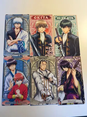 은혼 캐릭터 카드 6장 세트