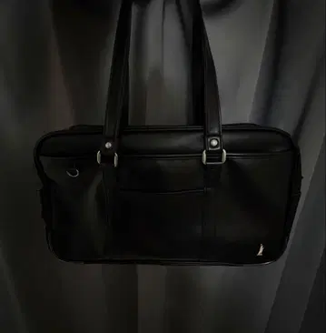 EASTBOY 블랙 합성 피혁 백