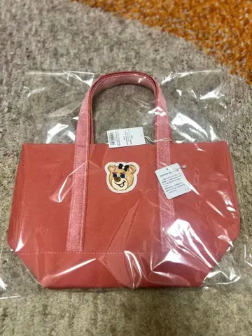 FEILER 러브러리 바이 페일러 올드 테디 토트백 핑크 소