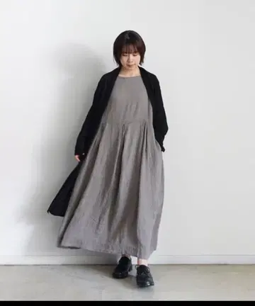 ichi Antiquites 현행 모델 빈티지 다이 원피스