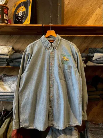 HARRITON 데님 셔츠 XL